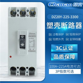 3P极数塑壳断路器低压电器过载智能保护DZ20Y-225-3300塑壳断路器