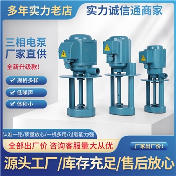 三相电泵低噪音机床水泵 专用油泵 循环冷却泵过载能力强